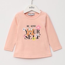 Wanex Kız Çocuk Uzun Kol Sweat - 32416 - Pudra