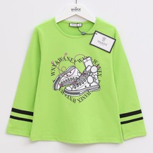 Wanex Kız Çocuk Sweat - 31486 - Elma Yeşili