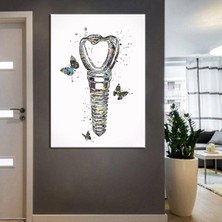 Caddeko Ağız ve Diş Sağlığı Polikliniği Tabloları Dekoratif Diş, Dekoratif Dişçi, Dişçi Dekorasyonu DSC-119