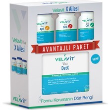 Velavit Viva Diyet Paketi - AptX, BrnX, ClrX, DetX 4'lü Paket