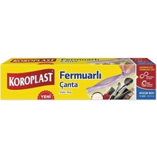 Koroplast Fermuarlı Çanta Küçük Boy 12 Li 16 x 14 cm x 2 Paket