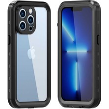 CepLab iPhone 13 Pro Kılıf Su ve Toz Geçirmez 360° Tam Koruma Shockproof Kapak