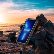 CepLab iPhone 13 Pro Kılıf Su ve Toz Geçirmez 360° Tam Koruma Shockproof Kapak