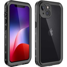 CepLab iPhone 13 Kılıf Su ve Toz Geçirmez 360° Tam Koruma Shockproof Kapak