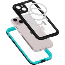 CepLab iPhone 14 Kılıf Su ve Toz Geçirmez 360° Tam Koruma Shockproof Kapak