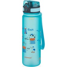 Tüftürük Uzspace 500 ml Yeni Koleksiyon Sevi ml i Hayvanlar Desenli Tritan Çocuk Su Matarası