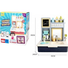 Eğitici Modern Banyo Seti Müzikli Işıklı Su Hazneli Çocuk Oyuncağı