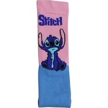 Fuddy Moda Stitch Desenli Renkli Çorap