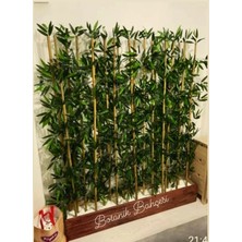 Ata Market Yapay Bambu Ağacı %100 Orijinal Bamboo Gövde 2 mt Boy Seperatör  Çam Lambiri Saksıda