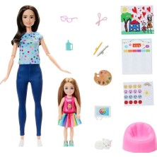 Barbie HRG48 Barbie ve Chelsea Sanat Atölyesi Oyun Seti