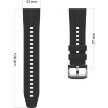 Huawei Watch Gt4 46 mm Uyumlu 22MM Jel Esnek Silikon Kordon