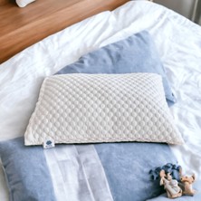Badel Tekstil Bebek Yastığı | Örme Kumaş, Beyaz, 35X45 cm
