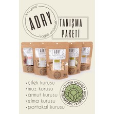 Adry Meyve Kurusu Gurme Tanışma Seti 25 gr x 5 Paket (Çilek, Muz, Armut, Elma, Portakal) Kuru Meyve