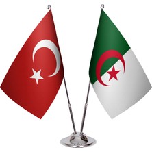 Asya Bayrak Cezayir Ikili Masa Bayrağı