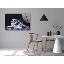 Myphotostation Donmuş Meyve Temperli Cam Duvar Tablosu