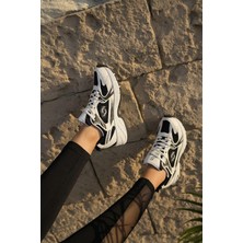 Tomiross Garantili Kadın Siyah Beyaz Günlük Rahat Sneaker Ayakkabı INF-3756
