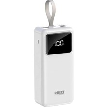 Phixi Force P30 30.000MAH 2 Çıkışlı LCD Göstergeli Powerbank