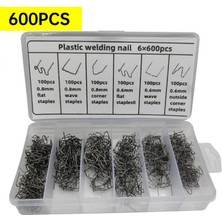 Mingjin Shop 1 Kutu Stili ile 600 Adet Plastik Kaynakçılar Için Sıcak Zımba Zımbaları Otomotiv Plastik Tamir Makinesi Kaynak Teli Araba Tampon Tamir Kaynak Makinesi (Yurt Dışından)