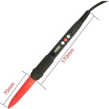 Mingjin Shop 1 Siyah 5 Tarzı 60W Dijital Havya Seti, Havya Uçları ile Ayarlanabilir Sıcaklık LCD Lehim Kaynak Tamir Araçları (Yurt Dışından)