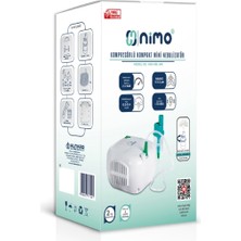 Nimo Mini Kompresörlü Kompak Nebulizatör Cihazı