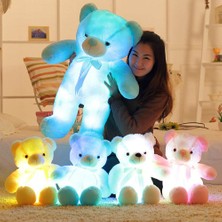 Huizongxu Be Top Yaratıcı Light Up LED Teddy Bear Dolması Hayvan Peluş Oyuncak Renkli Parlayan Teddy Bear Çocuk Için Hediye Boyutu: 30CM (Yurt Dışından)