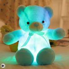 Huizongxu Be Top Yaratıcı Light Up LED Teddy Bear Dolması Hayvan Peluş Oyuncak Renkli Parlayan Teddy Bear Çocuk Için Hediye Boyutu: 30CM (Yurt Dışından)