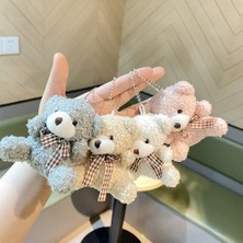 Huizongxu Sf 11 cm Sevimli Ayı Peluş Oyuncaklar Dolması Allık Ayı Oyuncak Çanta Araba Anahtarı Kolye Çocuk Kız Oyuncak Doğum Günü Hediyeleri Mini Hayvan Peluş Bebek Anahtarlık Kolye (Yurt Dışından)
