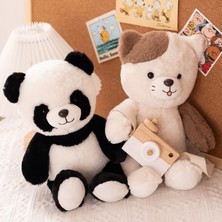 Huizongxu 23 cm Doldurulmuş Hayvan Oyuncak Sevimli Tavşan Panda Maymun Fil Peluşlar Sarılma Yastık Kanepe Süsleme Yumuşak Bebek Yastık Peluş Oyuncak Ev Dekorasyon Doğum Günü Hediyesi (Yurt Dışından)