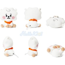 Huizongxu Hellokimi BT21 Bebek Kpop Doldurulmuş Oyuncaklar Oturan Bebek 20 cm Bebek Peluş Oyuncak Yumuşak Pamuk Chımmy Tata Rj Cooky Koya Shooky Mang Unıverstar BT21 (Yurt Dışından)