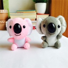 Huizongxu 10 cm Sevimli Mini Koala Peluş Oyuncak Kabarık Dolması Hayvan Bebek Anahtarlık Kolye (Yurt Dışından)