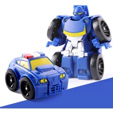 Huizongxu Karikatür Dönüşüm Robot Aksiyon Figürü Oyuncakları Mini Arabalar Robot Klasik Model Oyuncaklar Çocuk Hediyeler Için Brinquedos (Yurt Dışından)