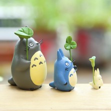 Huizongxu Totoro Yaprak Şekil Oyuncak Miyazaki Hayao Komşum Totoro Pvc Aksiyon Figürleri Koleksiyon Modeli Çocuk Oyuncakları (Yurt Dışından)