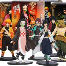 Huizongxu 1 Adet Anime Iblis Avcısı Figürü Kimetsu Hiçbir Yaiba Aksiyon Anime Figürü Kimetsu Tanjirou Nezuko Pvc Model Oyuncaklar Hediye Heykelcik Inosuke (Yurt Dışından)