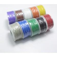 San Gold Eclyxun 20 Metre Yüksek Kaliteli 30AWG Tamam Hattı 0.56MM Elektrik Teli Sarma Tel 0.2mm2 Dizüstü Bilgisayarlar LCD Ekran Elektrik Kablosu (Yurt Dışından)