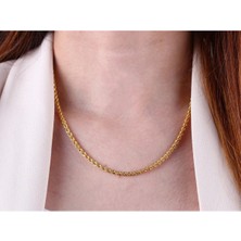 Ege Gold Burma Halat Zincir Kolye 22 Ayar - 3mm
