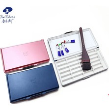 Mingjinshop3 Mavi Stil Paul Rubens Suluboya Paleti 24 Kuyu 2 Çeşit Depolama ve Karıştırma Renk Suluboya Akrilik Guaj Yağlı Boya Için Büyük ve Derin (Yurt Dışından)