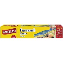 Koroplast Fermuarlı Çanta Büyük Boy 10 Lu 27 x 28 cm x 5 Paket