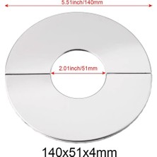 Mingjin Shop2 140X51X4MM Tarzı 1 Adet Paslanmaz Çelik Duş Mutfak Musluk Dekoratif Kapak Duvar Flanşı Kendinden Yapışkanlı Boru Duvar Kapakları Banyo Aksesuarları Yeni (Yurt Dışından)