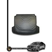 Black Gold Renault Megane 4 Sedan 3D Havuzlu Paspas + Bagaj Havuzu Ikili Set