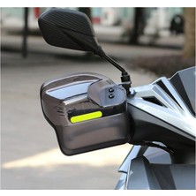 Motoanl Motosiklet Rüzgar Koruma Siperlik Scooter,cross,vitesli ve Atv Mod Uygun Üniversal Reflektörlü Elcik