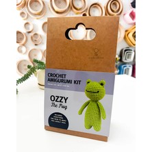 Hobianna Hello Tığ Işi Mini Amigurumi Kiti - Kurbağa Ozzy