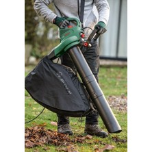 Bosch Yaprak Süpürme ve Üfleme Makinesi Sessiz Çok Amaçlı Bahçe Temizliği