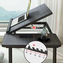 Miletus Laptop Standı Yükseltilebilir Ders Çalışma Masası Çocuk Çalışma Sehpası Yatak Sehpası Ders Masası