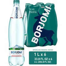 Borjomi Doğal Zengin Mineralli Su 1000ML x 6 (Pet Şişe)