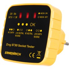 Ermenrich Zing ST30 Priz Test Cihazı