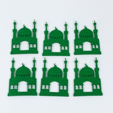 Bonvos 6'li Set Ramazan Süsleme Cami Keçe Ramazan Bayramı Süsü