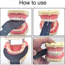 Waige Dental Fotoğraf Kontrastı Siyah Arka Plan Panosu Damak Fotoğrafı Kontrastı Tp (Yurt Dışından)