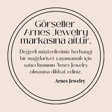 Arnes Jewelry Çelik Kalpli Kaburga Kelepçe