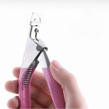 Fanxicm Akrilik Uv Jel Tırnak Makası Kesici Yanlış Nail Ipuçları Kesme Çivi Aracı Manikür Güzellik Araçları Tırnak Makası Düzeltici (Yurt Dışından)