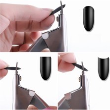 Fanxicm Akrilik Uv Jel Tırnak Makası Kesici Yanlış Nail Ipuçları Kesme Çivi Aracı Manikür Güzellik Araçları Tırnak Makası Düzeltici (Yurt Dışından)